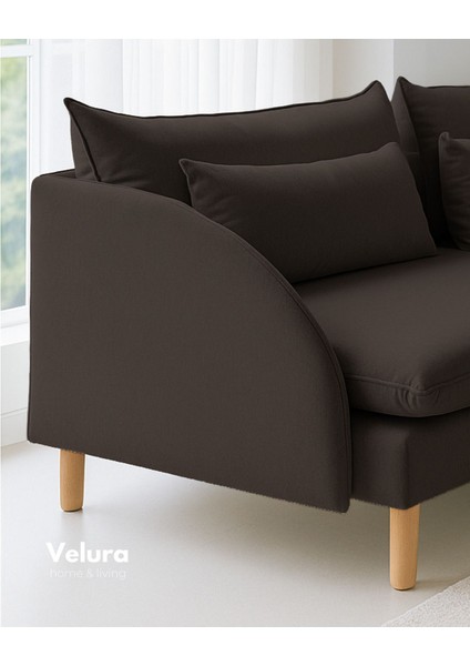 Fox Köşe Takımı - Koyu Kahve fırsatları