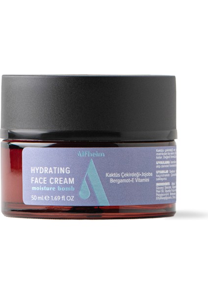 Alfheim hydrating Yoğun Nemlendirici Yüz Kremi/ Nemlendirici ve Yumuşatıcı/ Kuru Ciltler Için/ 50 ml
