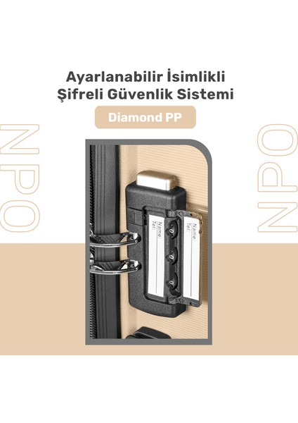 Diamond Pp(Polipropilen) Kırılmaz Valiz