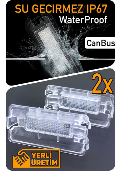 Seat Arosa 6H 1997-2004 Canbus LED Plaka Aydınlatma Ledi Lambası