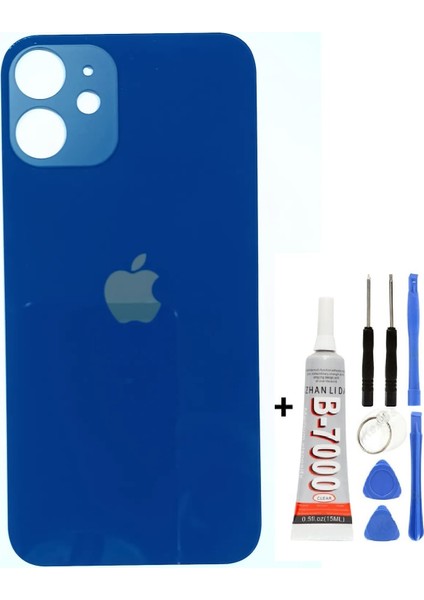 Iphone 12 Arka Cam Kapağı + Yapıştırıcı + Tamir Set