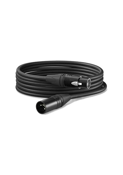 Mcb-10x Stereo Mikrofon Kablosu Xlr + Xlr 10 Metre Siyah Renk