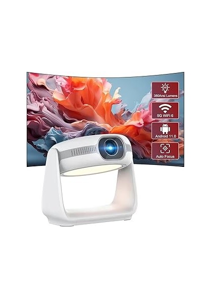 Otomatik Focus Yüksek Lümen Tam Yüksek Çözünürlüklü 3D Desteği LCD Android Wifi Bluetooth