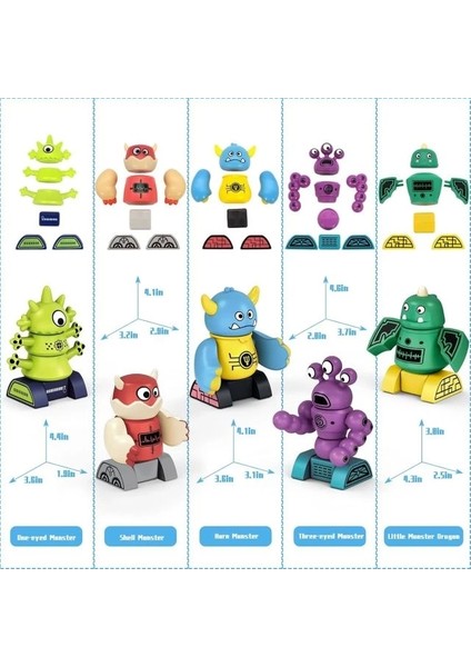 GIFT2U Manyetik Robot Oyun Seti fırsatları