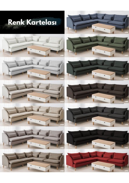 Fox Köşe Takımı - Krem fırsatları