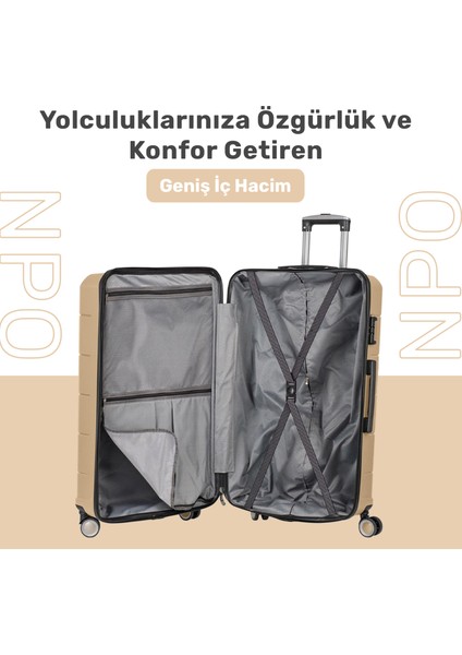 Diamond Pp(Polipropilen) 2'li Kırılmaz Valiz Seti