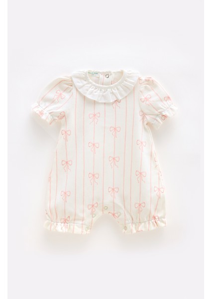 Romper - Kurdele / Pembe