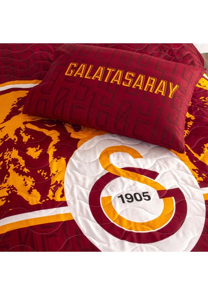 Lisanslı Gs Şanslı Aslan Yatak Örtüsü Tek Kişilik