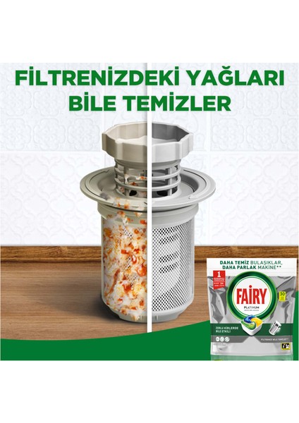 Platinum Bulaşık Makinesi Deterjanı Kapsülü/ tableti 30 Yıkama