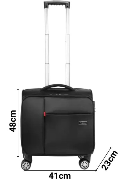 Carry-On Hostes Pilot Kabin Boy 15-17 Inc Uyumlu Laptop Bölmeli Kumaş Valiz fiyatları