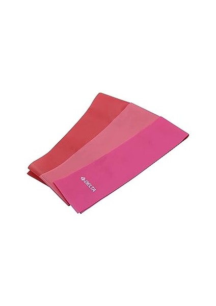 3 'lü Pilates Bandı Egzersiz Direnç Lastiği,90 x 7,5 cm