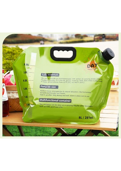 2 Parçalı Kamp Taşınabilir Su Depolama Çantası Katlanır Musluk Plastik Kova Kalınlaştırılmış Su Torbası (2 Parça) (Yurt Dışından) fiyatları