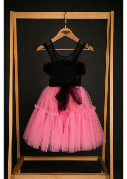 Barbie Payet Detaylı Kız Çocuk Elbise - Açık pembe fiyatları