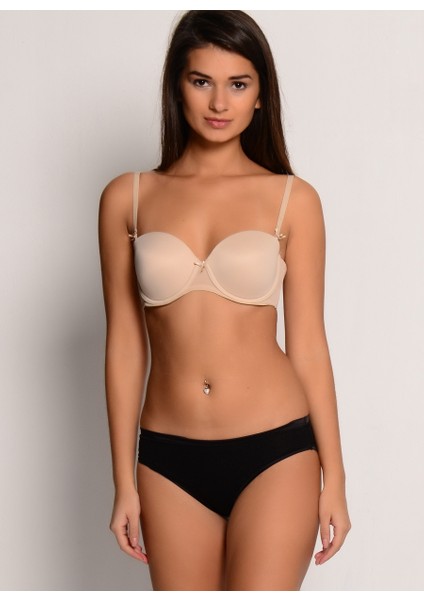 Kadın Slip Aura Satin 1400 - Siyah