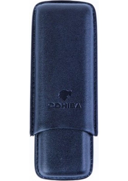 Cohiba Puro Kılıfı – Siyah Deri, 2’li Puro Taşıma Kutusu - CPK0095