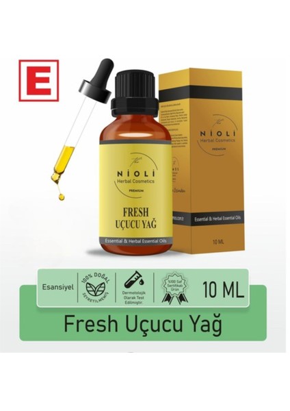 Fresh Esansiyel Uçucu Yağ Buhurdanlık Yağı Aromaterapi Yağı 10 ml