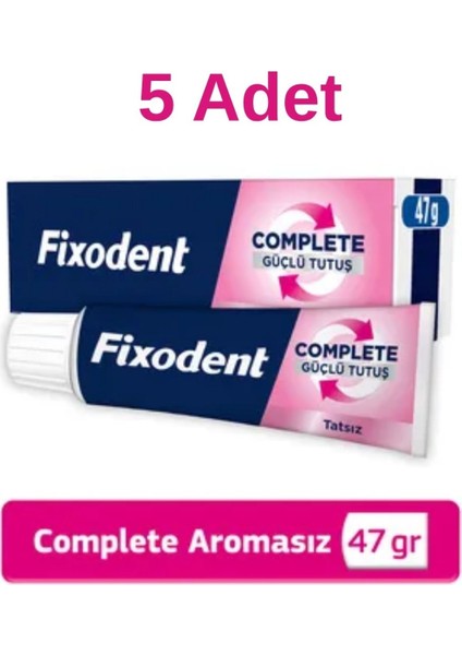 Complete Diş Protez Yapıştırıcı Aromasız 47G X5 Adet