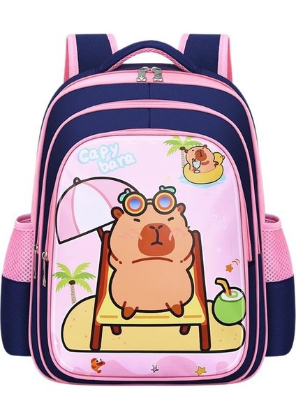 Capibara Ilkokul Sırt Çantası Karikatür Çocuk Sırt Çantası (Yurt Dışından)