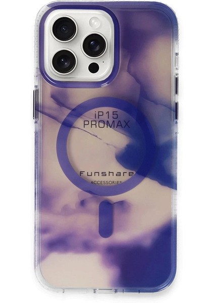 iPhone 15 Pro Max Phantom Magsafe Kapak - Mor