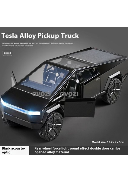 Ovozı Tesla Alaşımlı Araba Modeli Koleksiyon Süsü Hediyesi (Yurt Dışından)