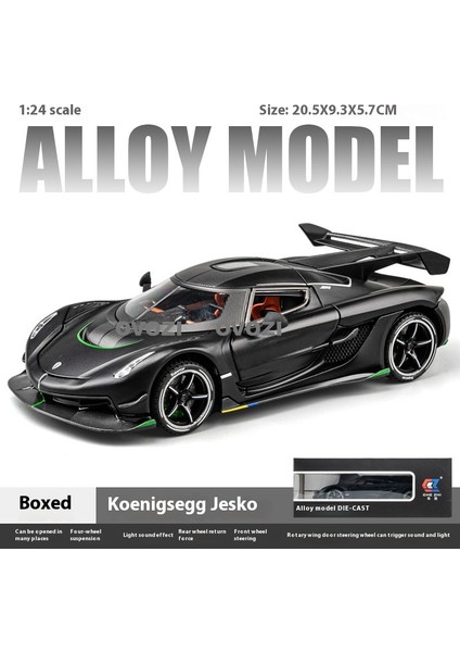 Ovozı Koenigsegg Alaşımlı Araba Modelleri Koleksiyon Hediyeleri (Yurt Dışından)