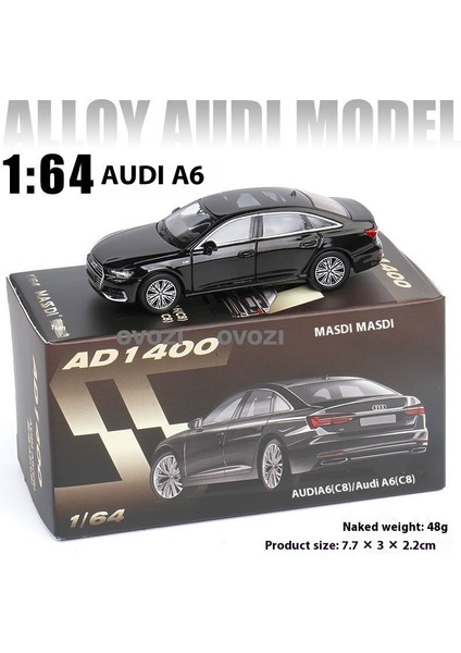 Ovozı Audi Alaşımlı Araba Modeli Koleksiyon Süsü Hediyesi (Yurt Dışından)