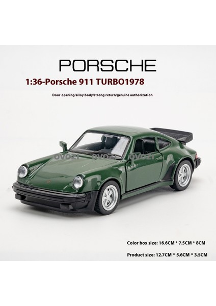 Ovozı Porsche Alaşımlı Araba Modelleri Koleksiyonluk Süsler Hediyeler (Yurt Dışından)