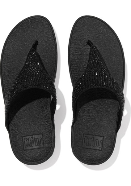 Kadın Terlik EC5-090 /A94 Fitflop Lulu Crystal Toe-Post