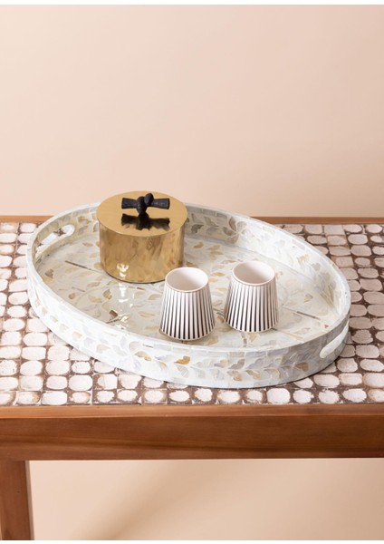 Sedef Oval Tepsi 50X36X6 cm TLC0078 fiyatları