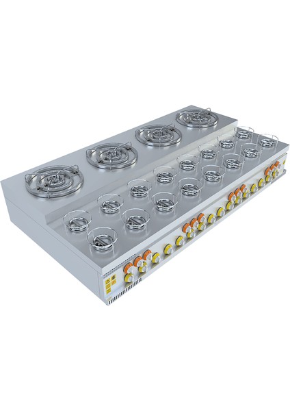 (4X3)+(16X1) Basamaklı Künefe Ocağı