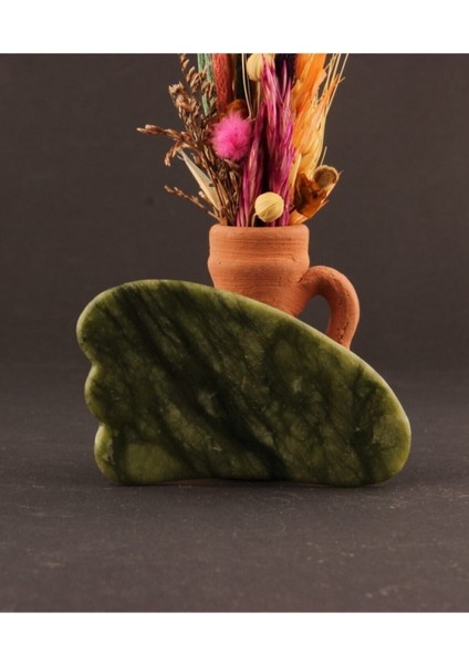 Sertifikalı Yeşim Taşı Kaz Ayağı Doğal Taş 1. Sınıf MA035