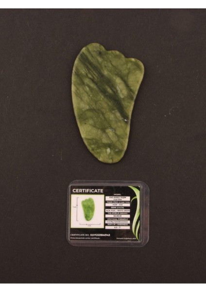 Sertifikalı Yeşim Taşı Kaz Ayağı Doğal Taş 1. Sınıf MA035 modelleri