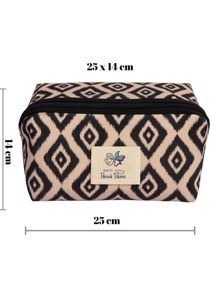 Seyahat Tipi Kozmetik Organizer | Sıvı Geçirmez, Geniş Bölmeli, Tutma Kollu, Çok Amaçlı Makyaj Çantası