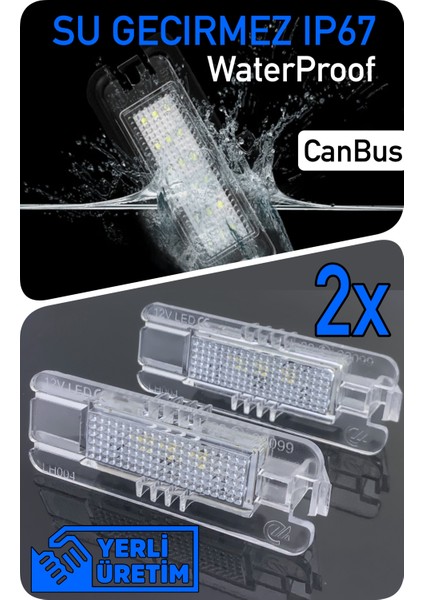 Porsche 911 2004-2012 Gt Carrera Cabrio Coupe Canbus LED Plaka Aydınlatma Ledi Lambası LED Editıon