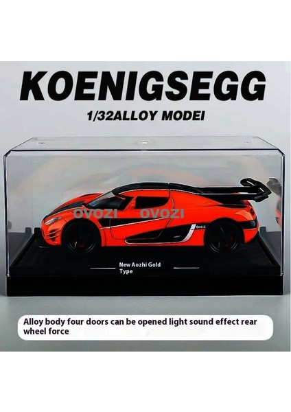 Ovozı Koenigsegg Alaşımlı Araba Modelleri Koleksiyon Hediyeleri (Yurt Dışından)