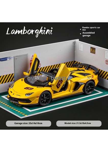 Ovozı Lamborghini Alaşımlı Araba Modelleri Koleksiyon Hediyeleri (Yurt Dışından)