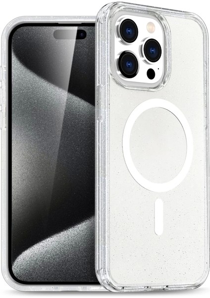 Apple iPhone 14 Pro Max Star Magsafe Kapak - Şeffaf