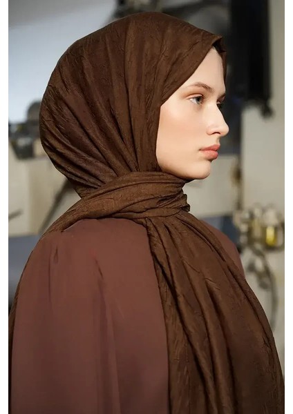 Bambu Kraş Şal - Kakao