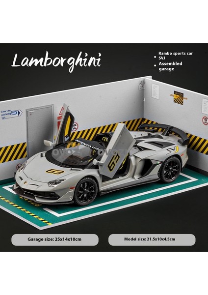 Ovozı Lamborghini Alaşımlı Araba Modeli Koleksiyon Süsü Hediye (Yurt Dışından)