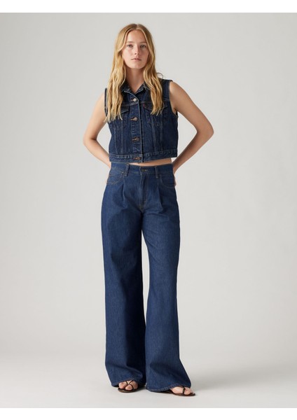 Loose Or Baggy Kadın Jean Pantolon A9364-0001