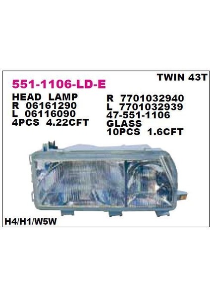 DEPO-551-1106R-LD-E - Far Sağ 551 1106R Ld E Flash S