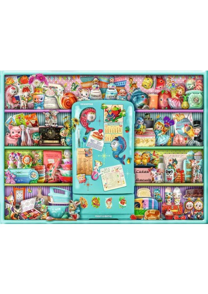 500 Parça Puzzle Renkli Mutfak fiyatları