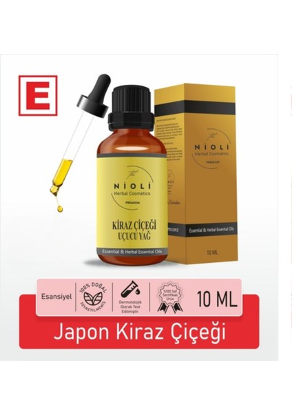 Japon Kiraz Çiçeği Esansiyel Uçucu Yağ Buhurdanlık Yağı Aromaterapi Yağı 10 ml