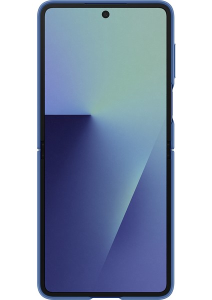 Galaxy Z Flip 7 Yüzüklü Silikon Kılıf - Lacivert