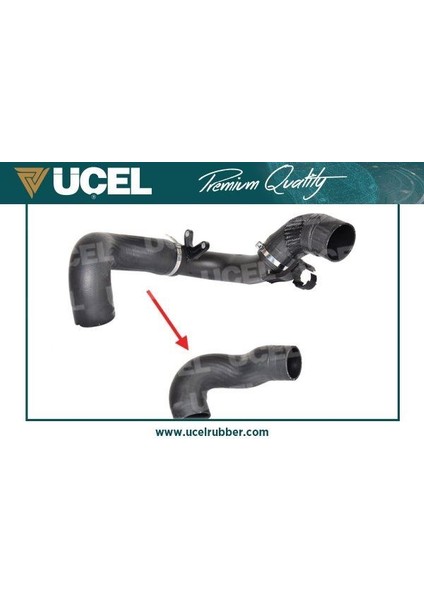 UCEL-35818 - Turbo Hortumu Büyük Plastık Parça Harıç Ducato Boxer Jumper Iıı