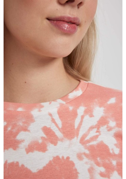 Coool Fitted Batik Ribana Kısa Kollu Tişört A5504AX23SM