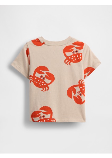 Erkek Bebek Kırmızı Brannan Bear Mix & Match Cepli T-Shirt fiyatları