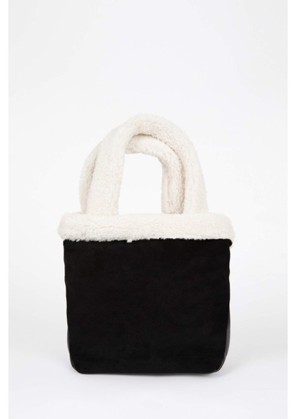 Kadın Teddy Detaylı Süet El Çantası A7536AXNS