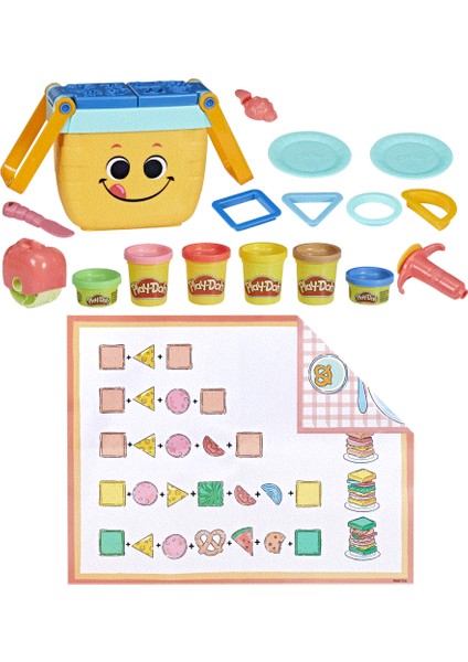 Bfs Nessiworld F6916 Play-Doh Piknik Şekilleri Başlangıç Seti +3 Yaş fırsatları