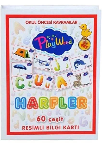 Bfs Playwood Eğitici Resimli Bilgi Kartları Harfler 26